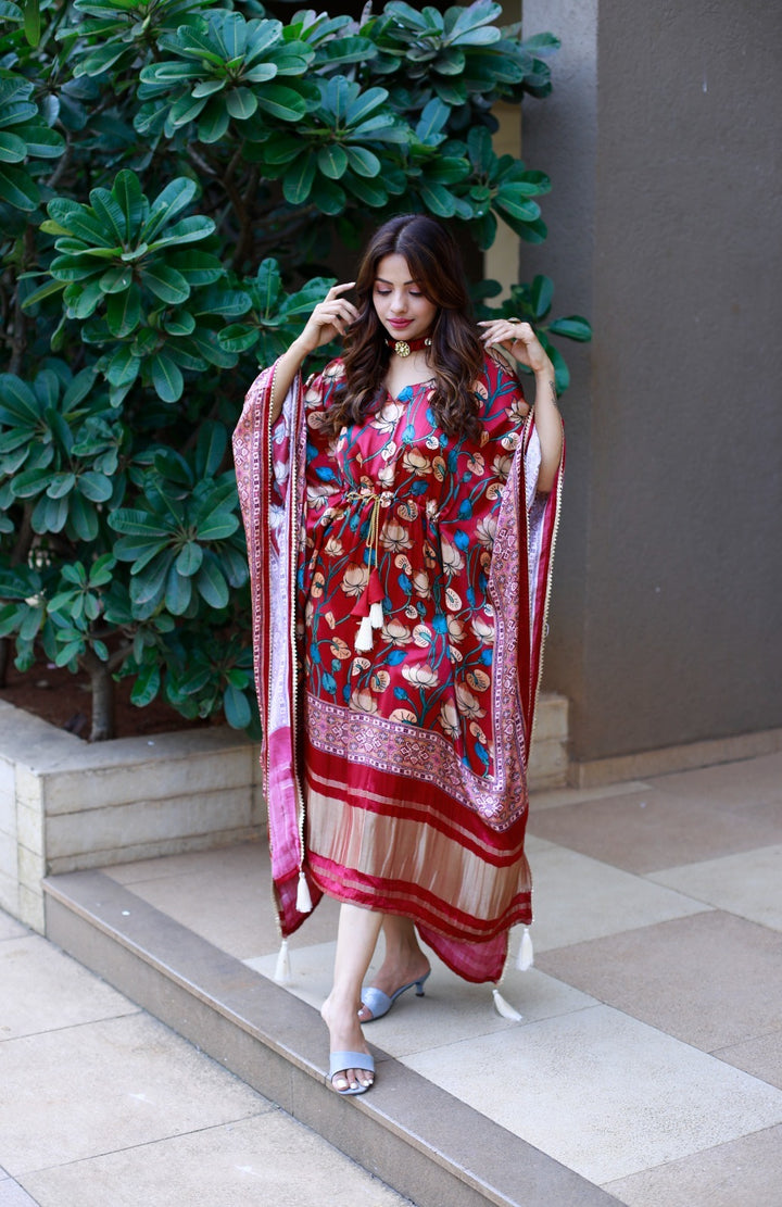 Wedding Special Designer Kalamkari Kaftan Dresses